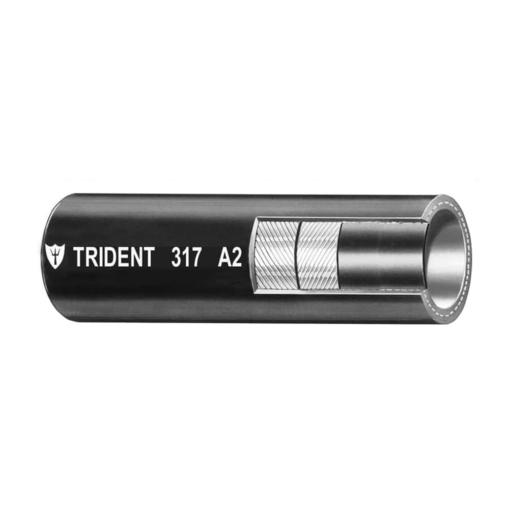 Trident Marine 5/8" Type A2 Fuel Vent Line Hose - Black - Sold by the Foot