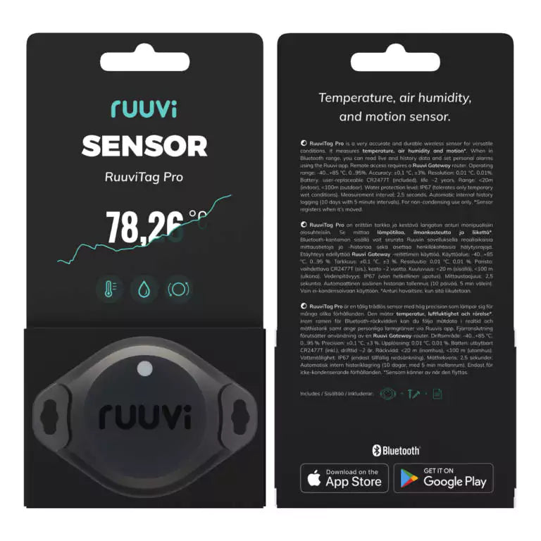 RuuviTag Pro Sensor 2in1 Waterproof