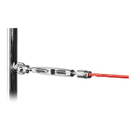 Rigging screw w/rope terminal – open body