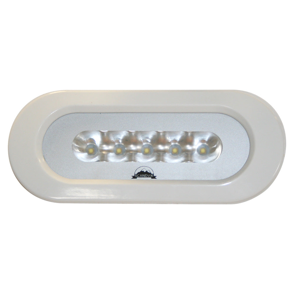 Scandvik Flush Mount Spreader Light - 10-30V - White