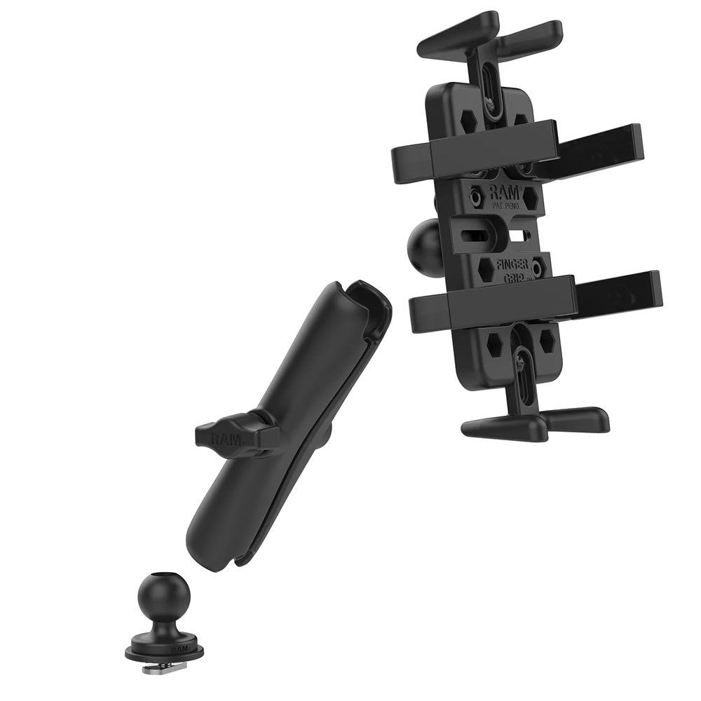 RAM Mount Finger-Grip Holder w/Track Ball Base - Long