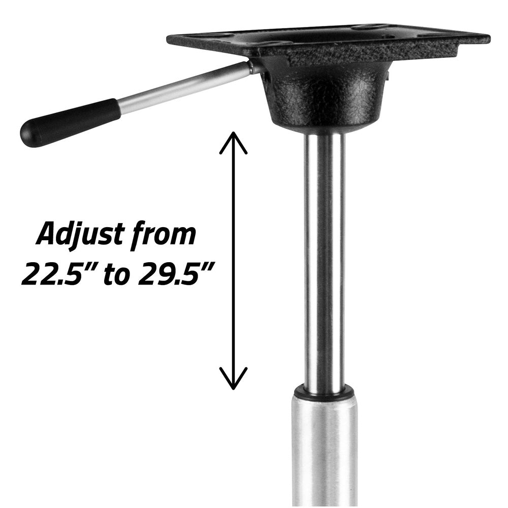 Wise King Pin Power Rise Pedestal - Adjusts 22.56" to 29.5"