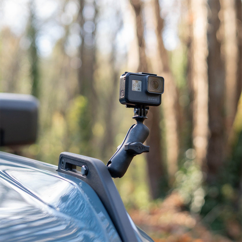 RAM Mount RAM Tough-Ball f/Bronco Hood Tie-Down w/Action Camera Adapter