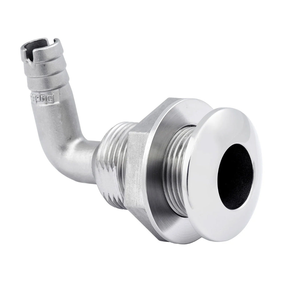 Whitecap 1-1/2" Duplex Stainless Steel 90 Degree Thru-Hull Fitting