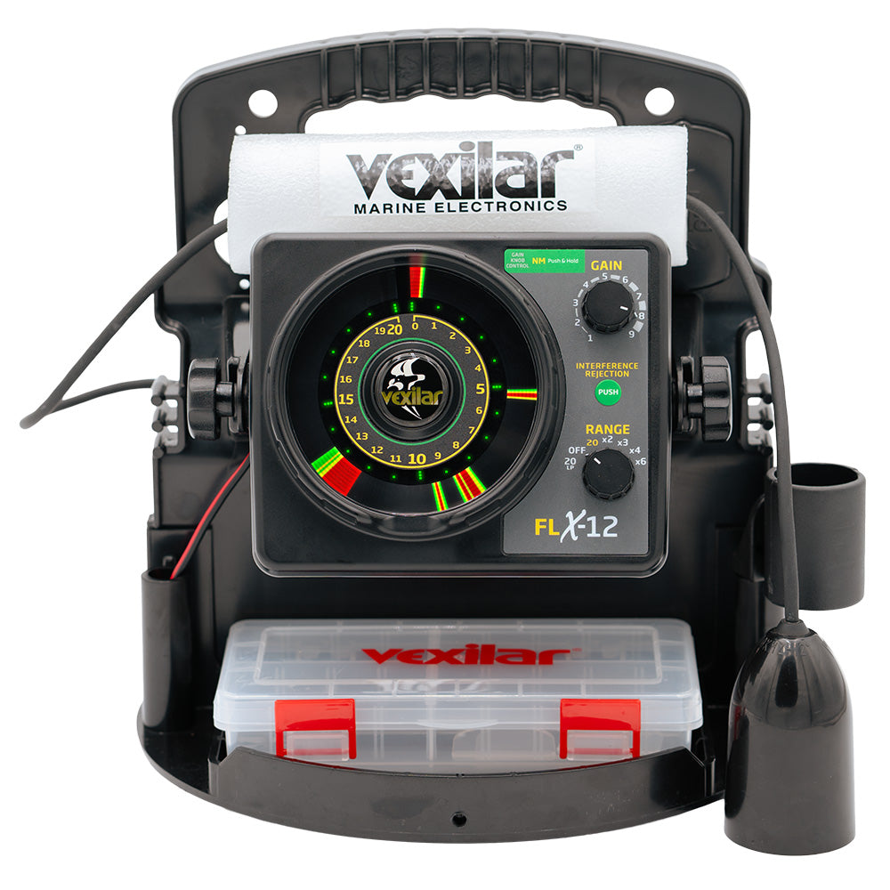 Vexilar FLX-12 Pro Pack II Fishing System w/12 Degree Ice Ducer