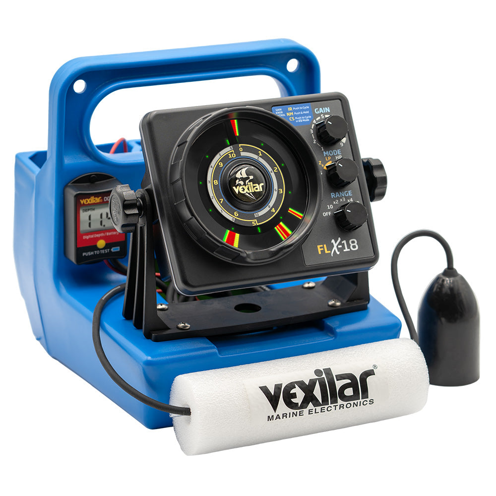 Vexilar FLX-18 Genz Pack w/12 Degree Ice-Ducer  DD-100