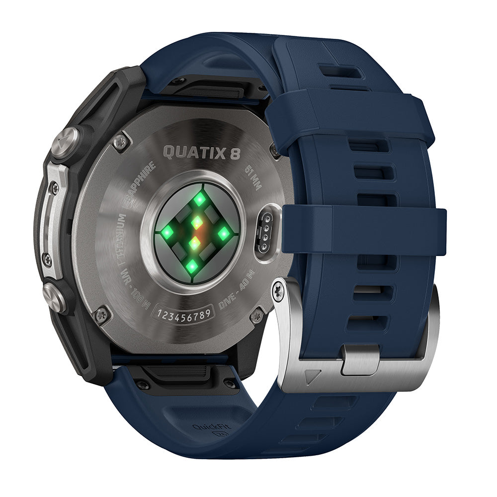 Garmin quatix 8 - 51mm AMOLED Marine GPS Smartwatch