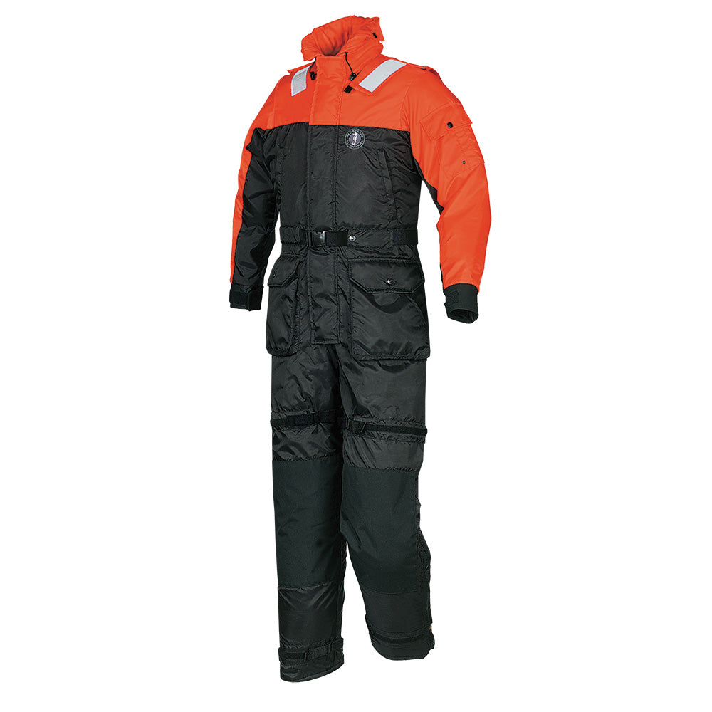 Mustang Deluxe Anti-Exposure Coverall  Worksuit GS Version - Orange/Black - XXL