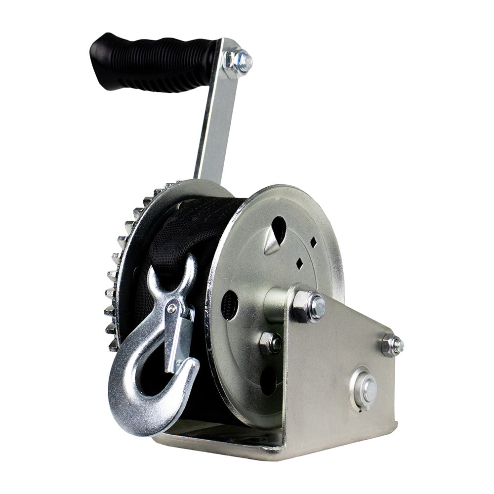 Powerwinch Utility Series Winch 800lb, 8" Crank Arm - Zinc
