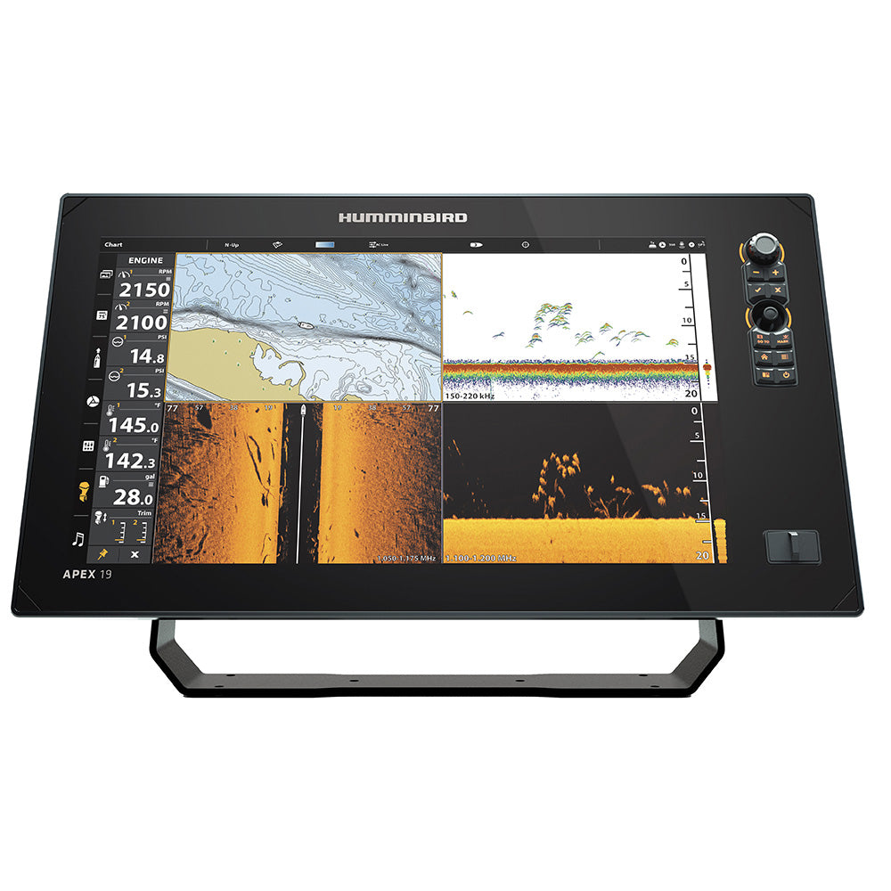 Humminbird APEX 19 VX MSI+ Chartplotter/Fishfinder w/Transom Mount Transducer