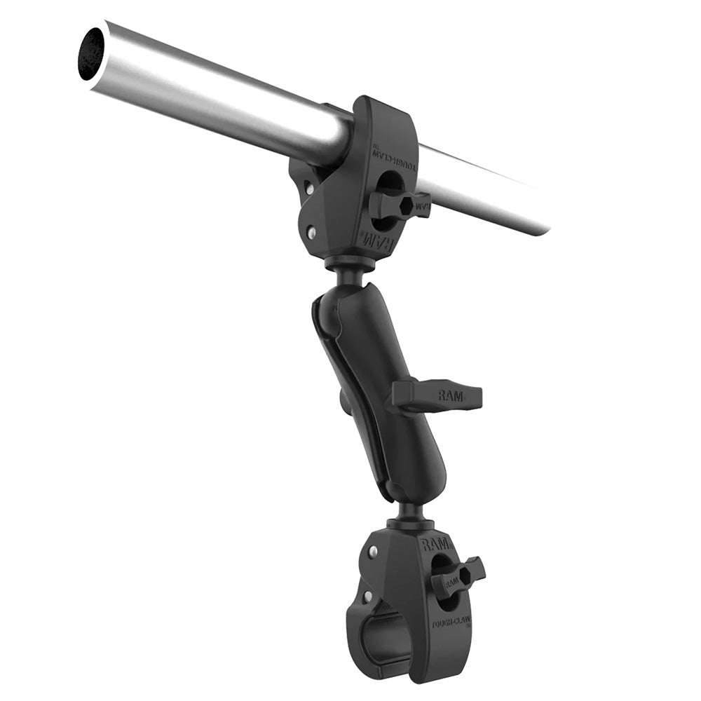 RAM Mount RAM Trolling Motor Stabilizer w/Tough-Claw 1 - 1.6 Clamp Bases