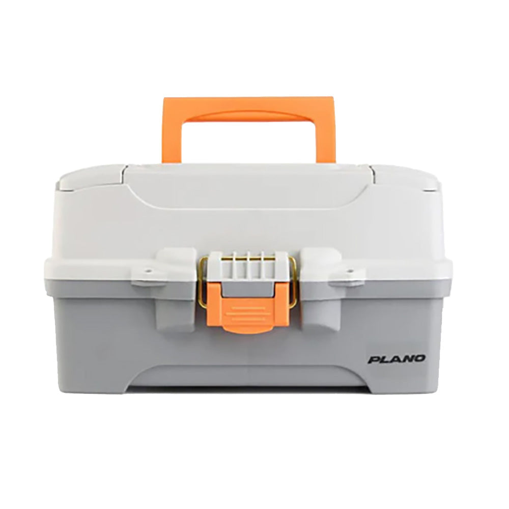 Plano Two-Tray Tackle Box - Light Grey/Dark Grey
