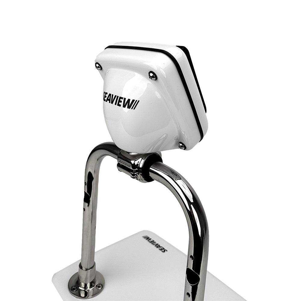 Seaview RailPod Uncut w/Single Base Rail Clamp - 4.5"W x 4.5"H Usable Face