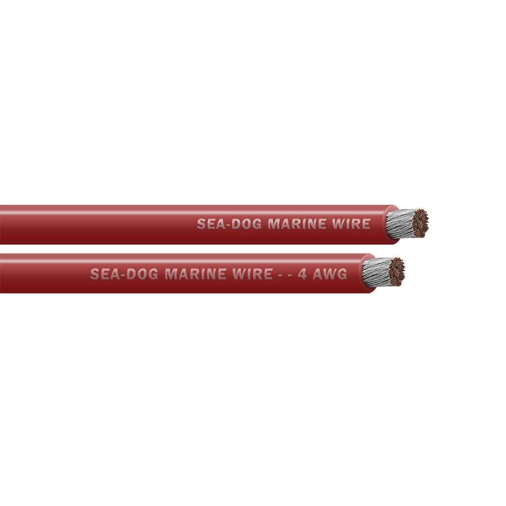 Sea-Dog 4 AWG Red Battery Cable - 500'