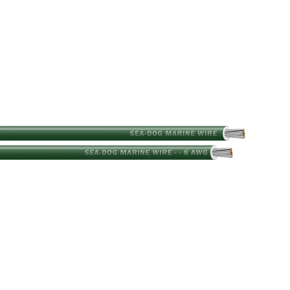 Sea-Dog 8 AWG Green Primary Wire - 250'