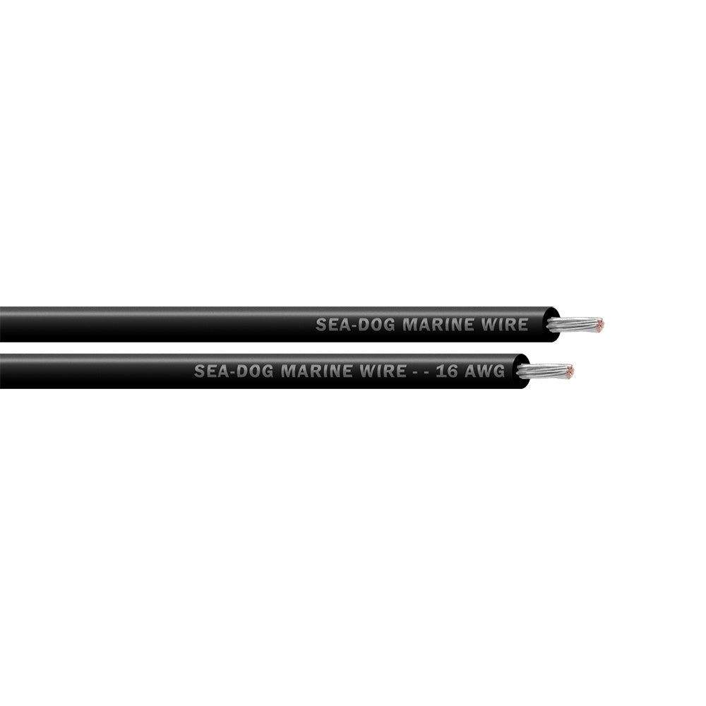 Sea-Dog 16 AWG Black Primary Wire - 500'
