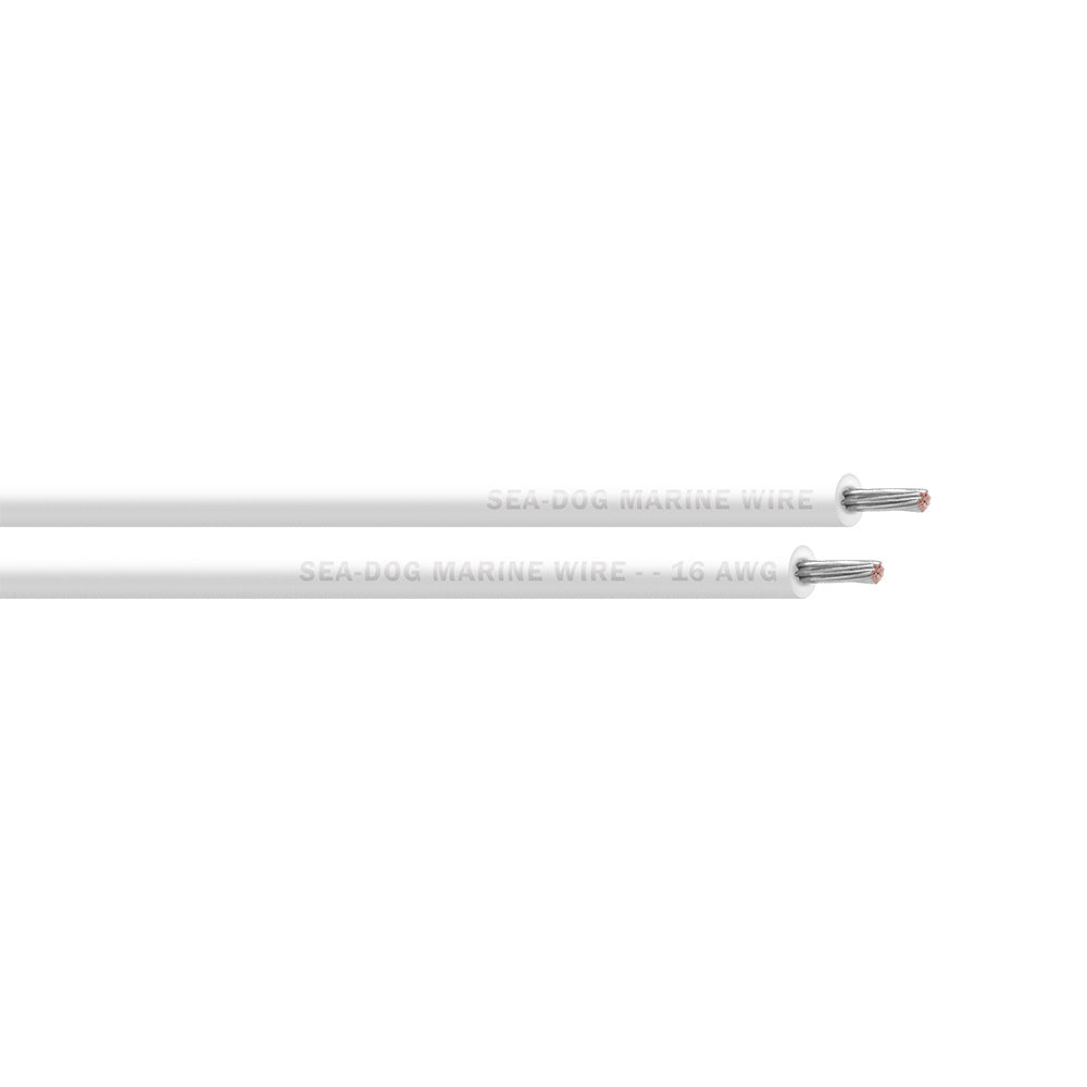 Sea-Dog 16 AWG White Primary Wire - 500'