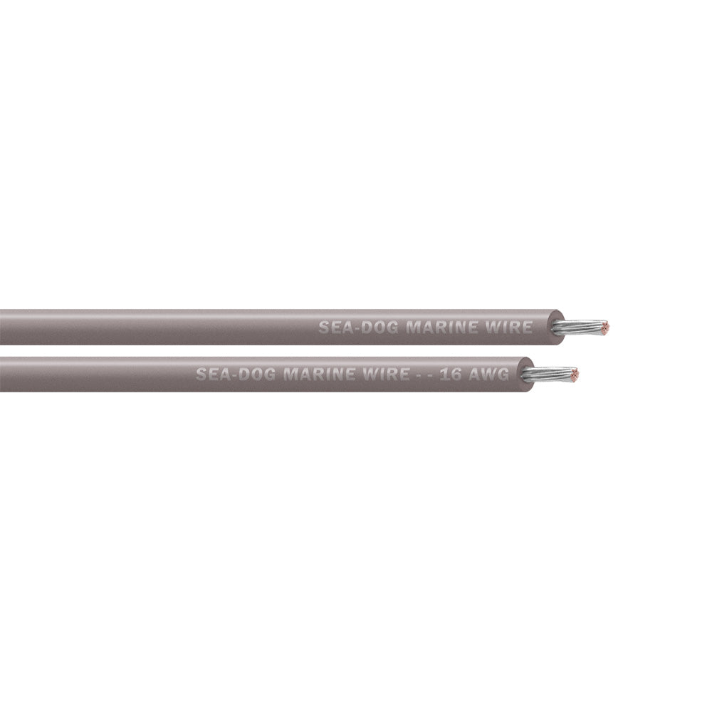 Sea-Dog 16 AWG Grey Primary Wire - 500'