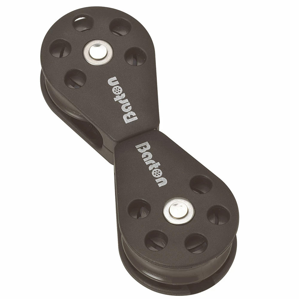 Barton Plain Bearing Pulley Block Back to Back Swivel Block - Size 1, 30mm