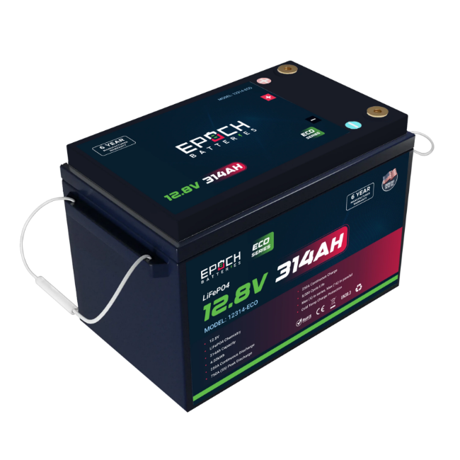 Epoch Batteries 12V 314Ah Eco Series LiFePO4 Battery