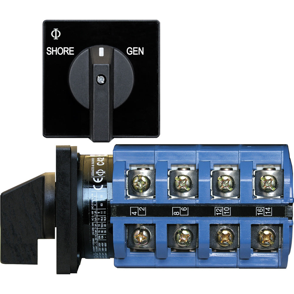 Blue Sea 6337 Switch, AC 120V AC 30A  OFF+2 Position