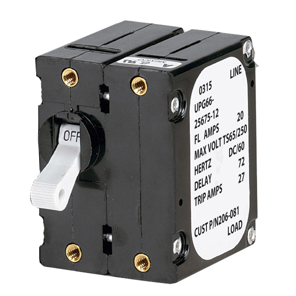 Paneltronics 'A' Frame Magnetic Circuit Breaker - 40 Amps - Double Pole