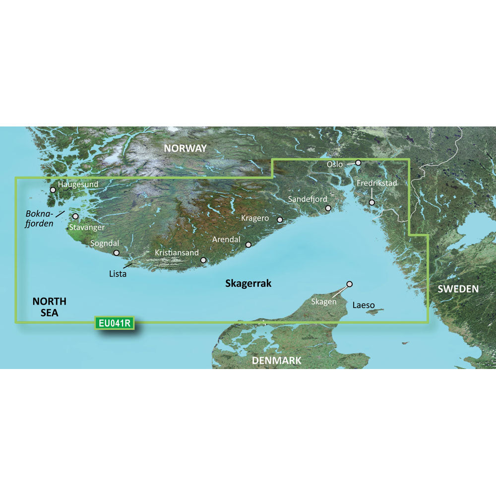 Garmin BlueChart g3 Vision HD - VEU041R - Oslo-Skagerak-Haugesund - microSD/SD