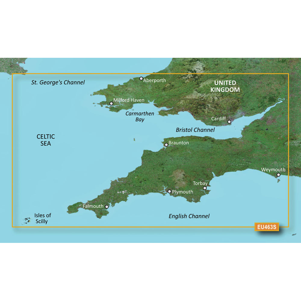 Garmin BlueChart g3 Vision HD - VEU463S - Bristol Channel  England SW - microSD/SD