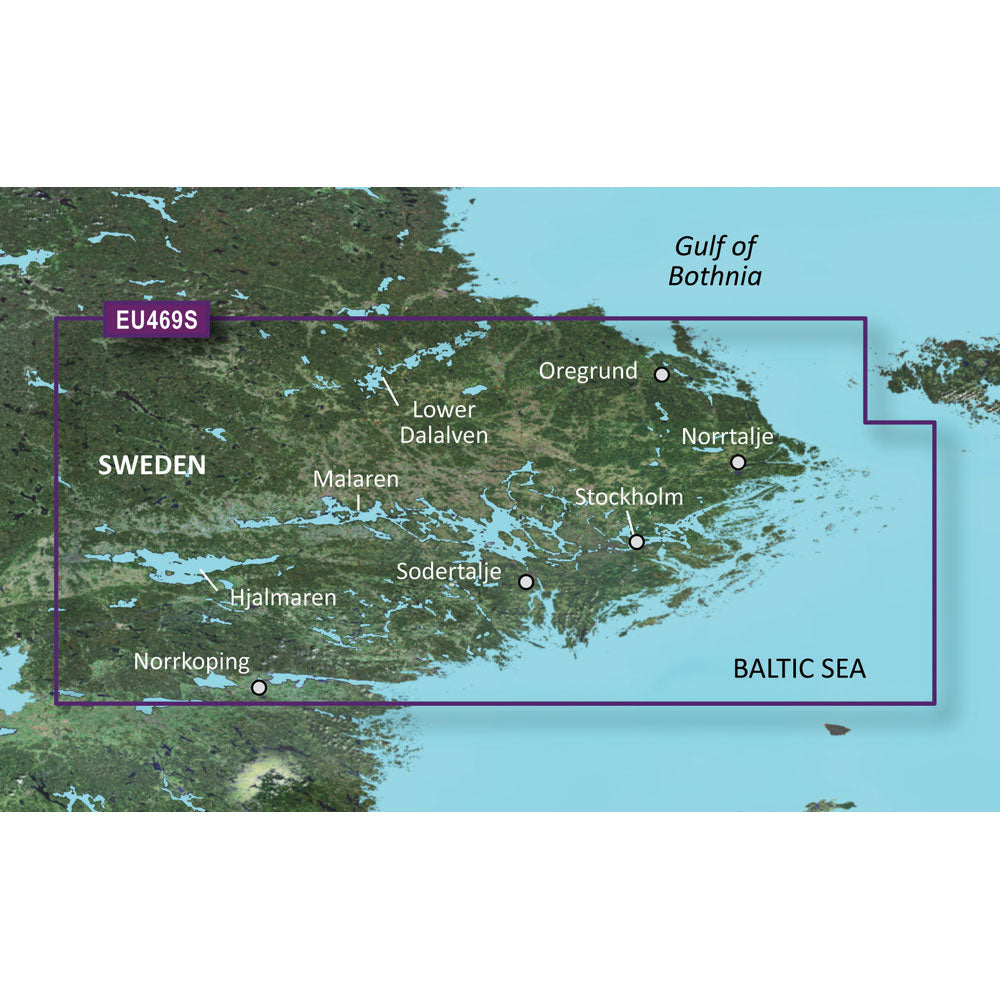 Garmin BlueChart g3 Vision HD - VEU469S - Stockholm  Mlaren - microSD/SD
