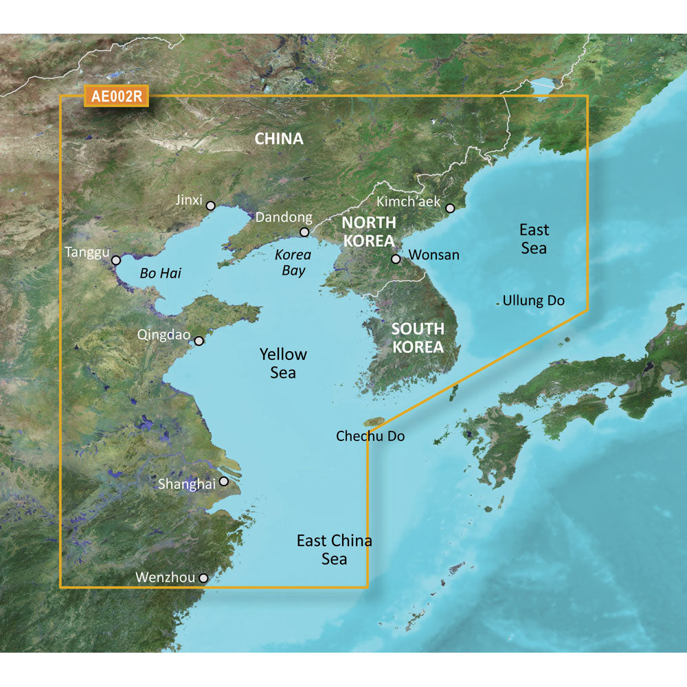 Garmin BlueChart g3 Vision HD - VAE002R - Yellow Sea - microSD/SD