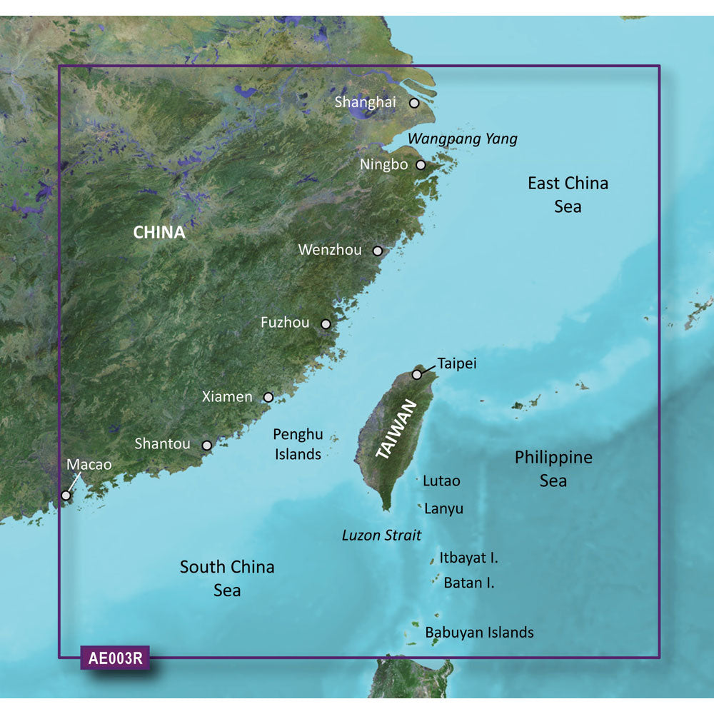 Garmin BlueChart g3 HD - HXAE003R - Taiwan - microSD/SD