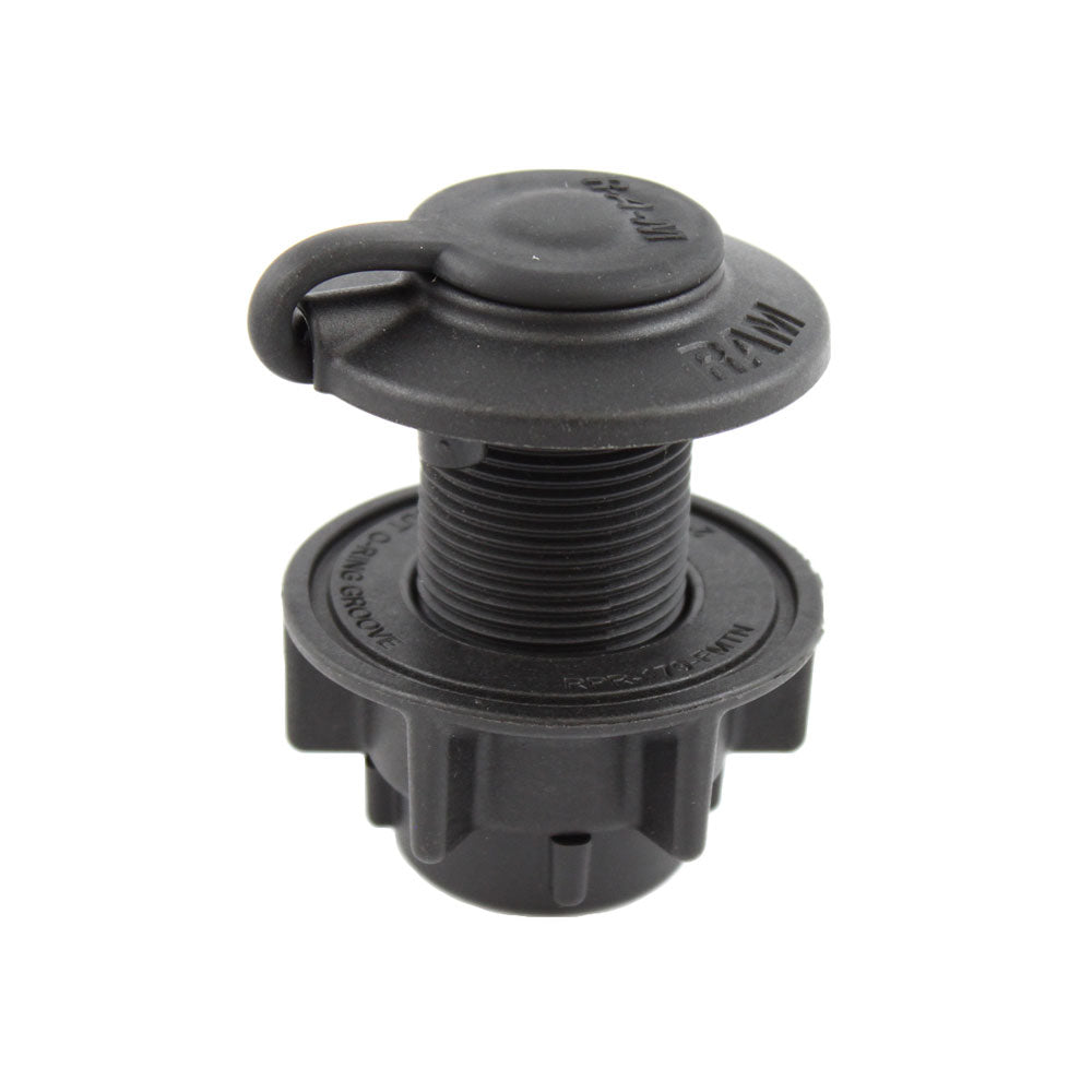 RAM Mount RAM ROD Round Flush Base for Spline Posts