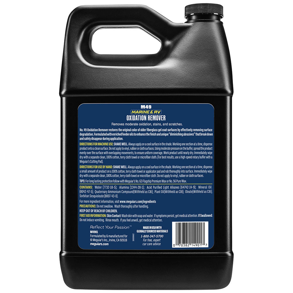 Meguiar's #49 Mirror Glaze HD Oxidation Remover - 1 Gallon