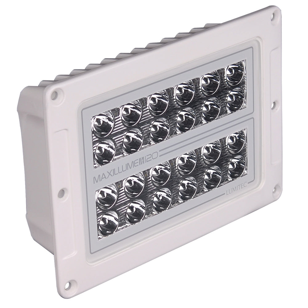 Lumitec Maxillume h120 - Flush Mount Flood Light - White Housing - White Dimming