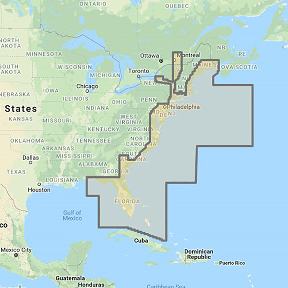 Furuno MM3-FNA-022 C-MAP Fishing Chart US East Coast  Bahamas Unlock Code