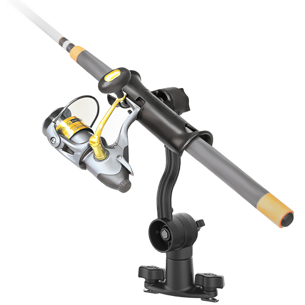 RAM Mount RAM Tube Jr. Rod Holder with Spline Post, Extension Arm and Track Base