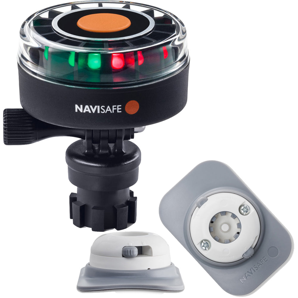 Navisafe Navilight 2NM Tricolor w/Navimount Base  RIB Mount - White