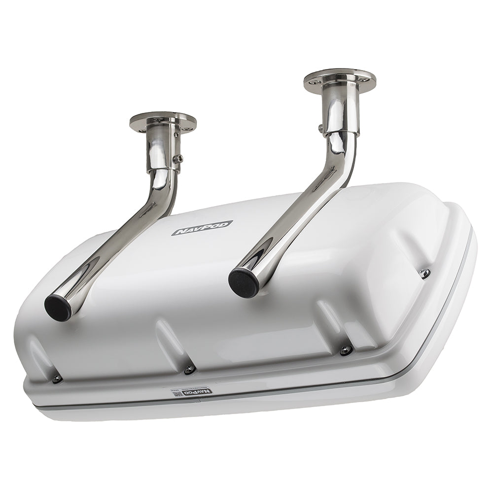 NavPod SystemPod Pre-Cut Simrad GO9/BG Vulcan9  1 Instrument (Simrad IS42/BG Triton2/AP44 Square Hole) f/9.5" Wide Guard