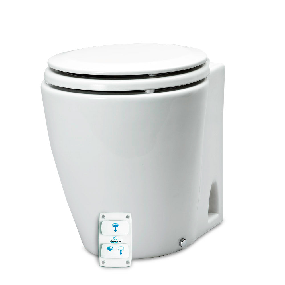 Albin Group Marine Design Marine Toilet Silent Electric - 12V