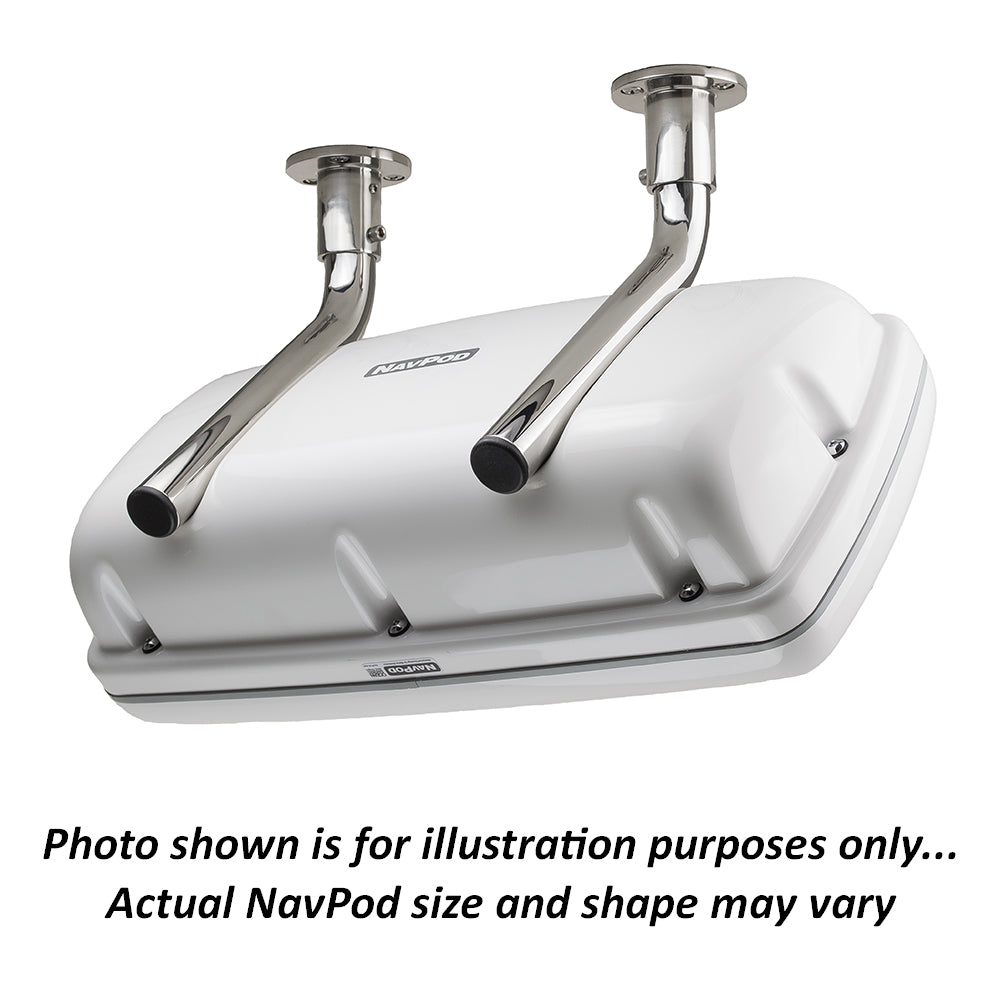 NavPod SystemPod Pre-Cut f/Raymarine AXIOM 9  1 Instrument (3.6 hole) f/9.5 Wide Guard (Pre-Cut f/Surface Mount Using Rear Mounting Brackets)