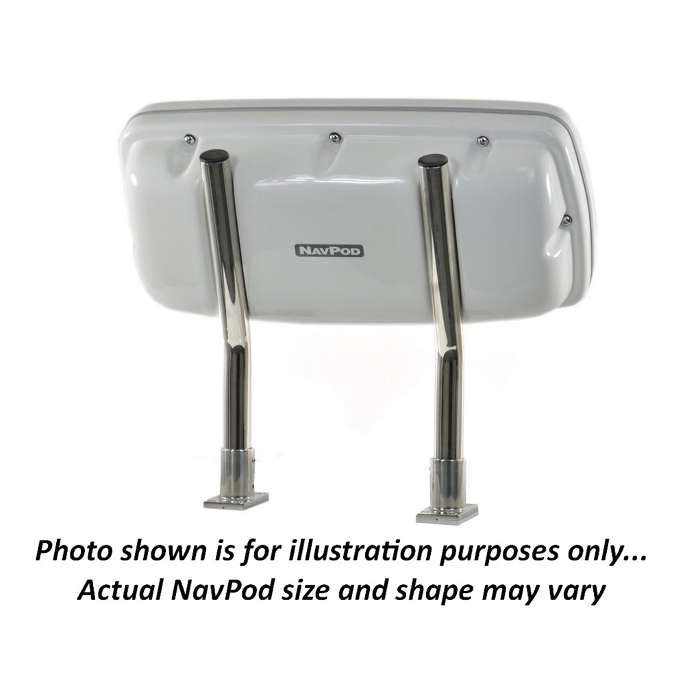 NavPod SystemPod Pre-Cut f/Garmin GPSMAP 942xs, 942, 922xs  922  2 Instruments (3.6 Holes) f/9.5 Wide Guard