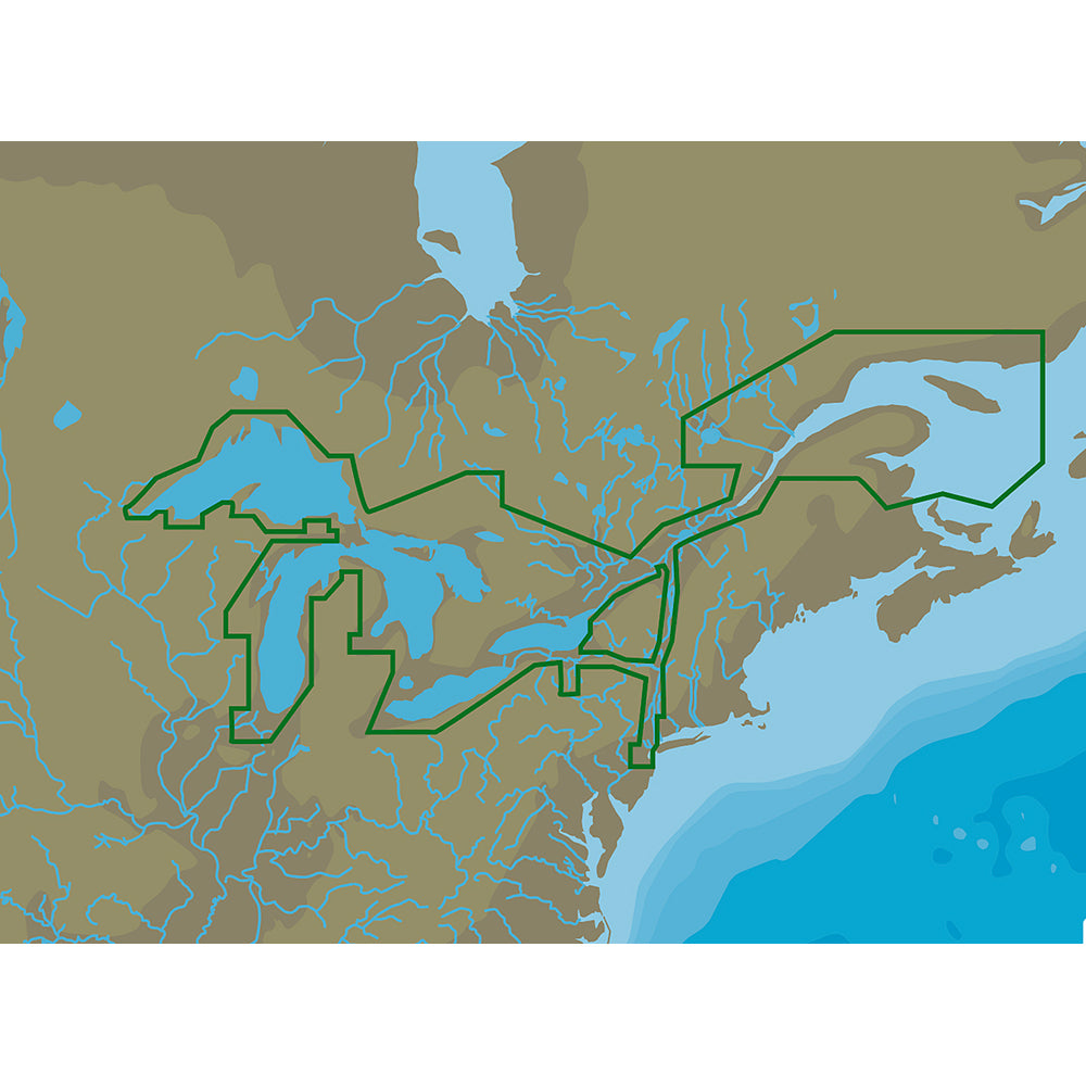 C-MAP 4D NA-D061 Great Lakes  St Lawrence Seaway -microSD/SD