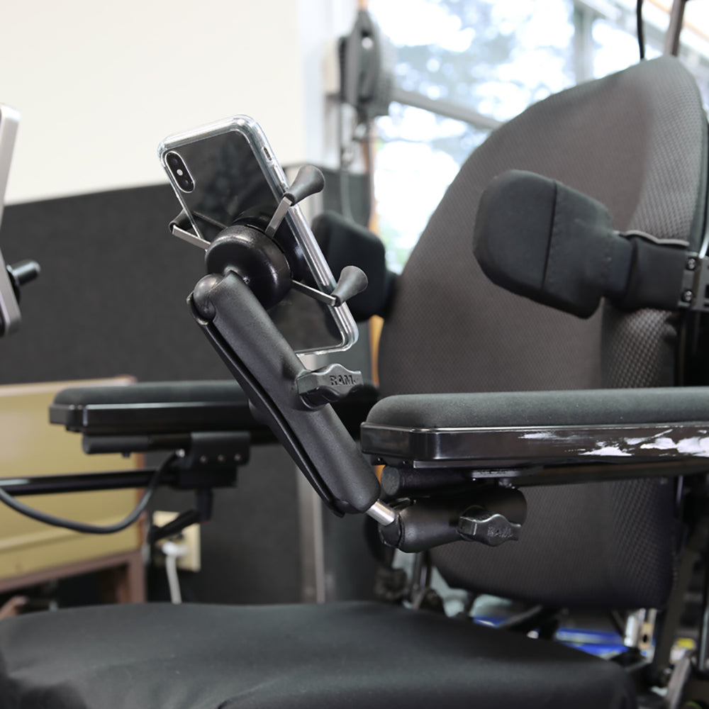RAM Mount X-Grip Phone Mount f/Wheelchair Armrests