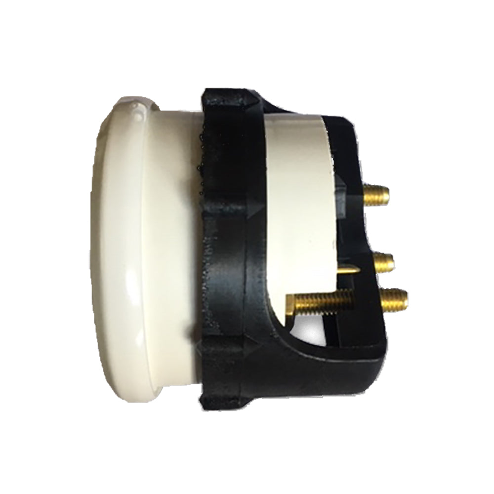 Faria Dress White 2" Cylinder Head Temperature Gauge (60 - 220 F)