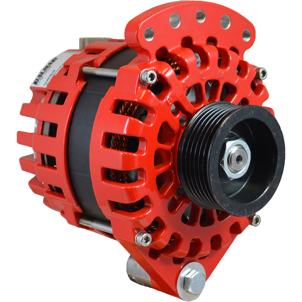 Balmar Alternator 170AMP, 12V, 1-2" Single Foot, K6 Pulley w/Internal Regulator  Isolated Grounding