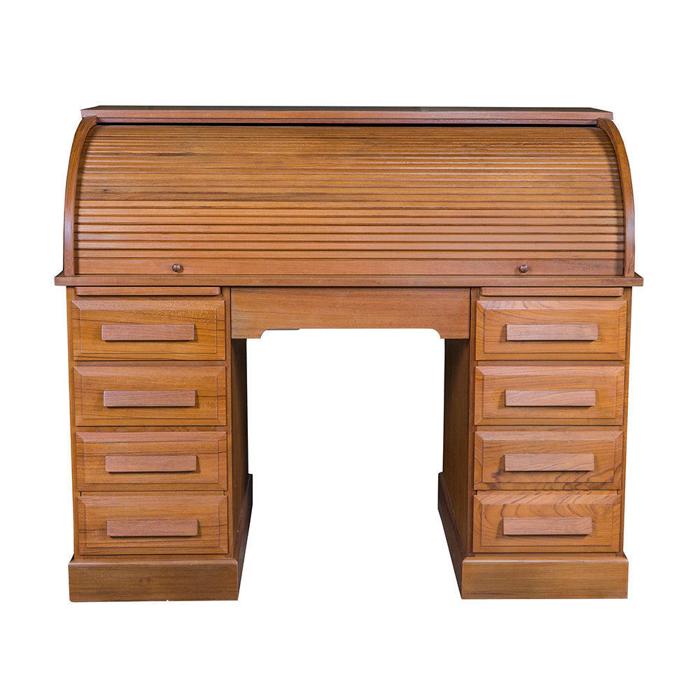 Whitecap Roll Top Desk (Oiled) - Teak