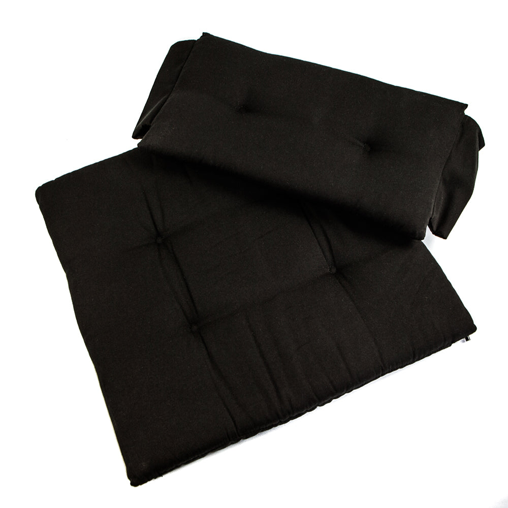 Whitecap Seat Cushion Set f/Directors Chair - Black