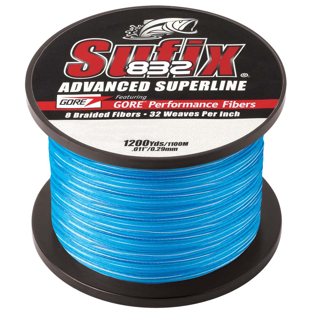 Sufix 832 Advanced Superline Braid - 10lb - Coastal Camo - 1200 yds
