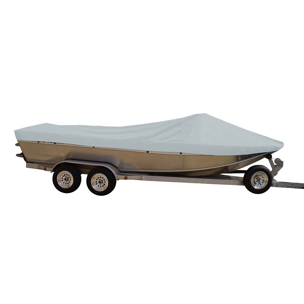 Carver Sun-DURA Styled-to-Fit Boat Cover f/21.5 Sterndrive Aluminum Boats w/High Forward Mounted Windshield - Grey