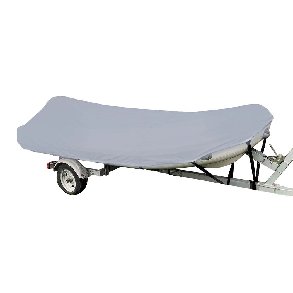 Carver Poly-Flex II Styled-to-Fit Boat Cover f/15.5 Sport-Type Inflatable Boats - Grey